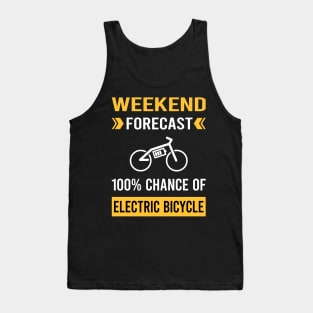 Weekend Forecast Electric Bicycle E Bike Ebike Tank Top